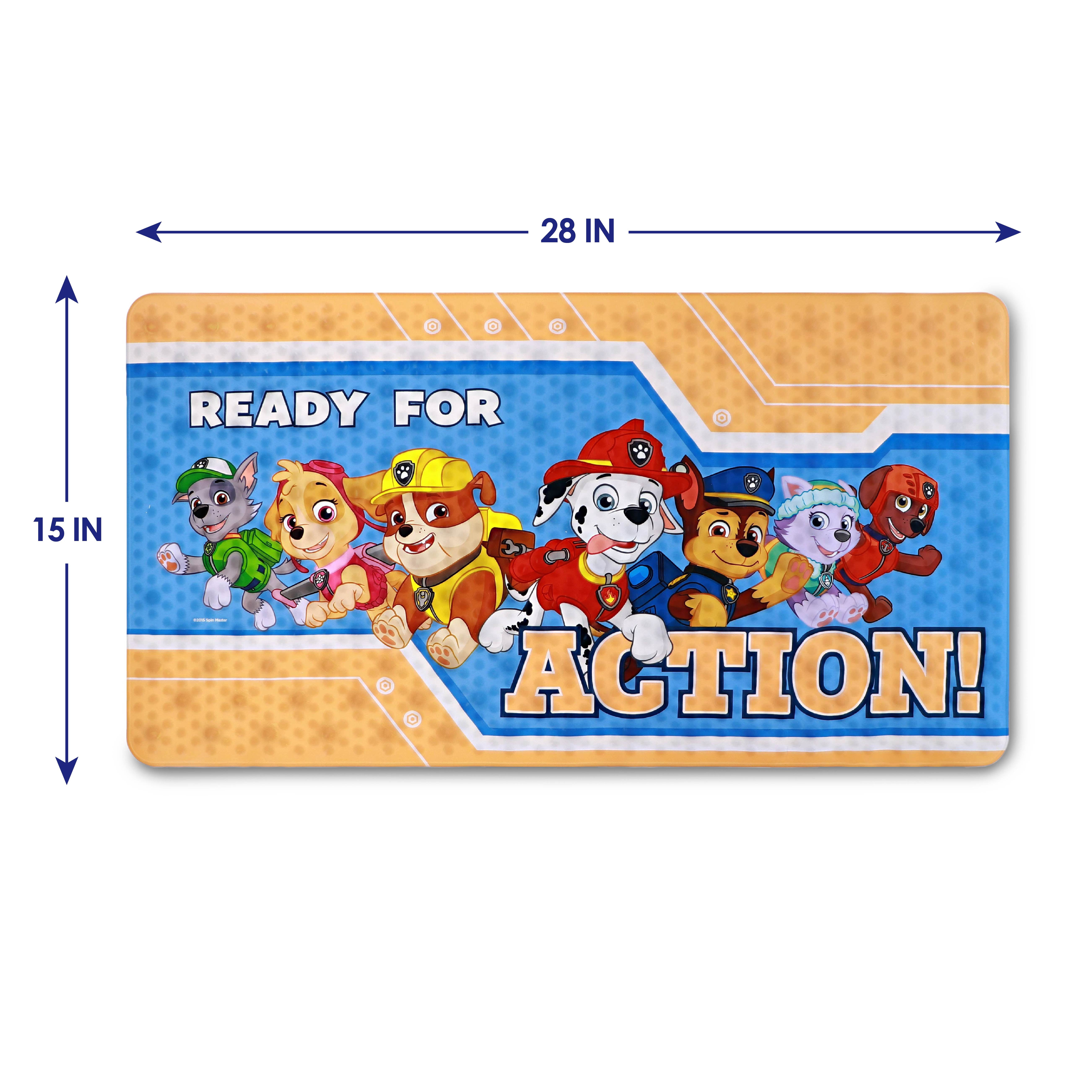 Nickelodeon PAW Patrol Color Changing Bath Tub Mat, 15" x 27"