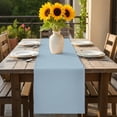 thumbnail image 2 of Table Runner Dresser Scarves 90 Inch Long,Blue Watercolor Linen Dining Table Runners, 2 of 9