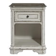 thumbnail image 4 of Magnolia Manor White 1 Drawer Night Stand, 4 of 9