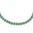 thumbnail image 2 of Bling Jewelry Womens Matte Moss Green Aventurine Bead Strand Necklace ToggleClasp, 2 of 3