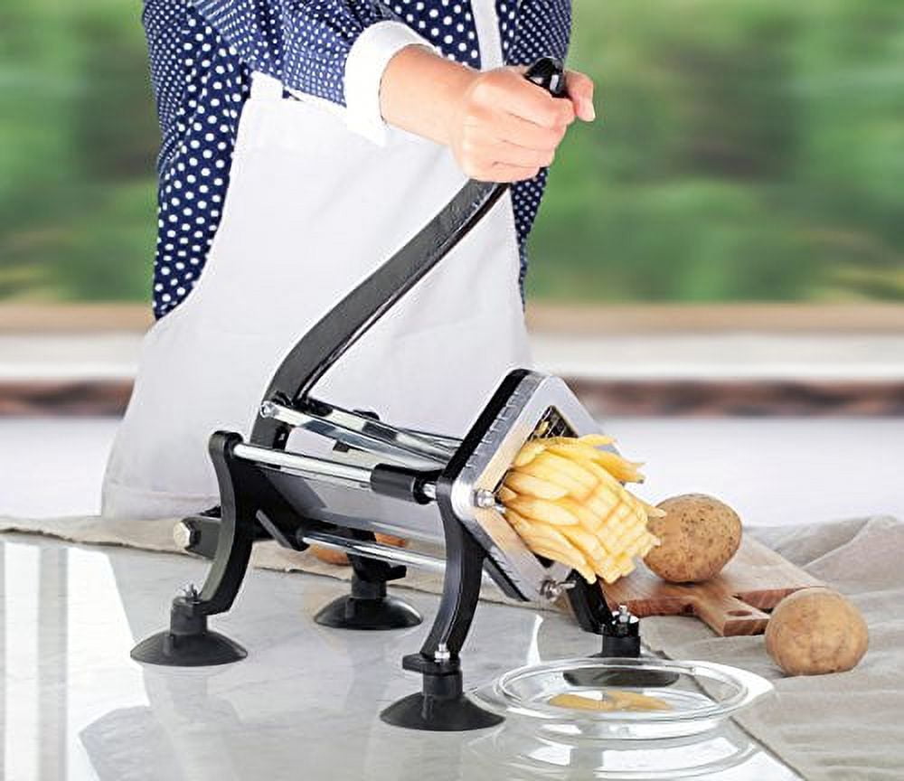 New Star Food Service Commercial Grade French Fry Cutter with Suction Feet