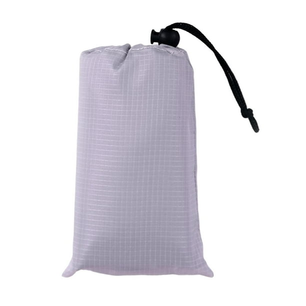 Manta de picnic de bolsillo, impermeable, plegable, a prueba de arena, para playa, lona para acampar Gris 200cmx210cm