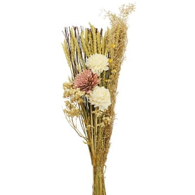 24" Sola Flower & Dried Foliage Bouquet by Ashland – Mixed Botanical Stems for DIY Arrangements & Seasonal Decor - 8 Pack