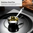 thumbnail image 3 of Stainless steel mini induction cooker bottom butter heater with frying pan, small saucepan and milk pan, 3 of 5