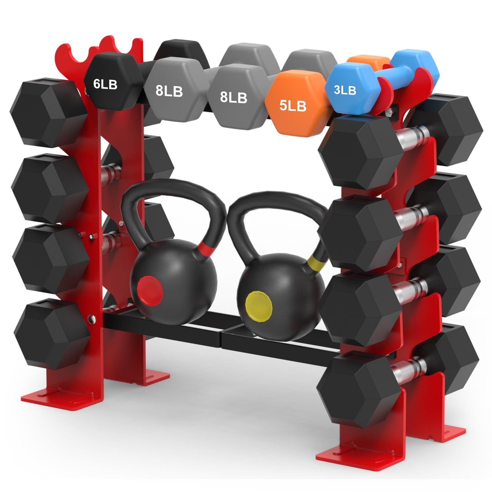 Fuel Pureformance by CAP A Frame Dumbbell Rack Black Store 5 Pairs Walmart