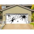thumbnail image 1 of 7 x 16 ft. Spiders Halloween Door Mural Sign Car Garage Banner Decor, Multi Color, 1 of 1