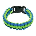 thumbnail image 2 of SecureLine NPCB550BLGM 550 Nylon Paracord Survival Bracelet,  Medium,  Blue/Green, 2 of 2