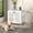 White, variant on Ironovahome 48" Heavy Duty Dog Crate Furniture, Chew-Proof & Escape-Proof Wooden Dog Cage with Safe Locks & Double Doors, XL Indoor Dog Kennel Pet House for Large Dogs Up to 100lb, White