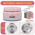 thumbnail image 3 of AOHEA Thermos for Hot Food Kids, 8oz Kids Lunch Thermos for Soup and More, Thermos Kids Food Jar Keep Your Child's Meal Hot or Cold, Leak-Proof Vacuum Seal and Durable(Gradient-Pink), 3 of 7