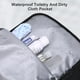 thumbnail image 5 of Mochila portátil de viaje HOMIEE para hombre y mujer, color negro, 5 of 9