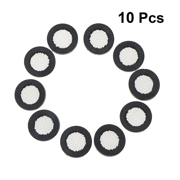 Faucet screen 10PCS 11.6mm Inner Diameter Faucet With Mesh Rubber Gasket Antiblocking Filter