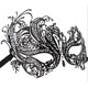 thumbnail image 3 of Máscara de Halloween Máscara de disfraces Máscara de fiesta de Mardi Gras de Halloween Máscara de bola de dama de metal oso de fresa Hogar, 3 of 5