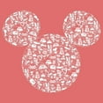 thumbnail image 2 of Boy's Mickey & Friends Filled With Faces Performance Graphic Tee Red Heather X Large, 2 of 4