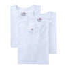 Hanes Men's White Crew T-Shirt Undershirts, 3 Pack