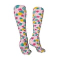 thumbnail image 3 of Pofeuu Pineapple And Leaves Print Stockings, Adult Running Hiking Socks for Youth and Adult-One Size, 3 of 8