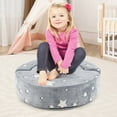 thumbnail image 2 of Costway Kids Plush Couch with Machine Washable Flannel Cover Soft Sponge Padding, 2 of 10