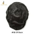 thumbnail image 2 of Lyrical Hair Toupee for Men Fine Mono Mens Toupee Human Hair Replacement Systems Monofilament with NPU Hairpiece for Man Black Brown Blonde Gray Hair Wig Unit, 2 of 6