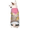 thumbnail image 1 of Fotbe A Funny Cat Sudadera con Estampado para Perros Pequeños – Suéter con Capucha para Mascotas, Tela Suave de Forro Polar con Bolsillo-XX-Large, 1 of 7