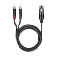 thumbnail image 1 of XLR à Double Câble Branchement Ligne Microphone Fiche Adaptateur Femelle 5M, 1 of 6