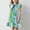 Green, variant on Afuyipoi Girls Cheongsam Dress Size 2-8Y Toucan Print Ruffle Sleeve Qipao Dress for Kids Birthday Party Yellow Size 3T
