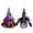 1, variant on 2Pcs Halloween Faceless Gnome Plush 4.7x3.5x7.5in, Spider Bat Theme, Fully Filled, Cute Ornament for Tabletop Window Halloween Festival Decor