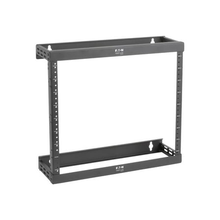 Eaton Tripp Lite Series 8U 12U 22U 2 Post Open Frame Rack Server Cabinet Expandable - Rack open frame - 2-post - black - 19"