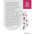 thumbnail image 7 of MeMoi Curly Q Love Cats Bamboo Blend Crew Socks - Mens - Male, 7 of 7