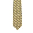 thumbnail image 5 of Jacob Alexander Men's Woven Zig Zag Pattern Slim 2.5 inch Width Neck Tie - Yellow, 5 of 7