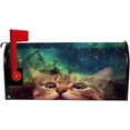 thumbnail image 5 of Coolnut Mailbox Covers, Magnetic Standard Size Space Cats Seasonal Mail Wraps for Home Outdoor Decor, 20.7"x18.03", 5 of 5