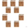 thumbnail image 1 of 2x 9 Piezas de Rompecabezas de Espuma, Colchoneta de Ejercicios, Baldosas de Entrelazadas, Madera Oscura, Se Describe Zulema Almohadilla de espuma entrelazada, 1 of 7