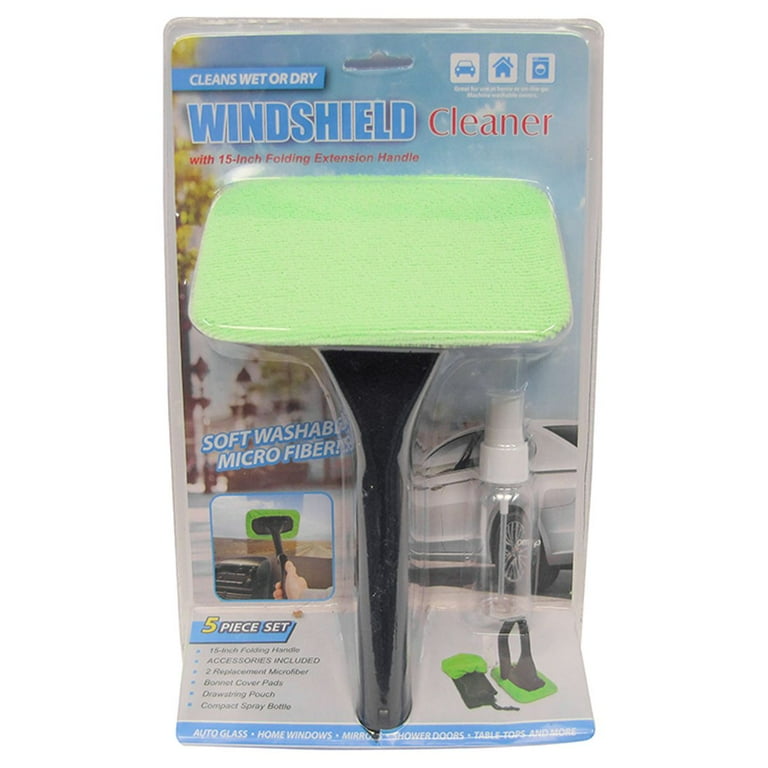 Car Windshield Clean Kit Microfiber Cloth Wand Interior Brush Glass Window Tool Car Windshield Clean Kit Microfiber Cloth Wand Interior Brush Glass Window Tool
