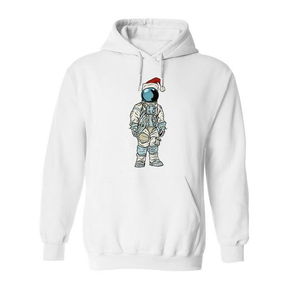Christmas Astronaut Hoodie Men -Image by Shutterstock, Male 4X-Large