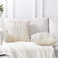 thumbnail image 5 of Juego de 2 piezas de funda de almohada decorativa y esponjosa para sofá, juego de almohada adecuado para cama, sala de estar, funda de almohada cuadrada de 18x18 pulgadas, 5 of 5