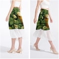 thumbnail image 4 of Saint Patrick's Day Stunning Chiffon Beach Dresses with Polyester Straps for Women in Beach Skirts, 4 of 6