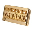 thumbnail image 2 of Puente de guitarra Rígido Fijo Para guitarra eléctrica Bajo ukulele Hugo Puente de guitarra eléctrica de oro, 2 of 8