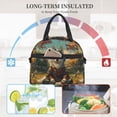 thumbnail image 4 of Naloa Forest Maple Leaf Husky Print Lunch Bag for Women & Men Insulated Lunch Box or Cooler Lunch Tote Bags for Work, Travel, Outdoor, 4 of 5
