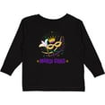 thumbnail image 3 of Inktastic Mardi Gras Party Crown Mask Boys or Girls Long Sleeve Toddler T-Shirt, 3 of 5