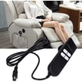 thumbnail image 5 of Control remoto manual LIUXGMXG para sillón reclinable eléctrico negro 17x6x5,5 cm, 5 of 5