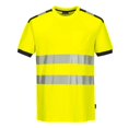 thumbnail image 1 of Portwest - Camiseta PW3 de Algodón para Hombre (Amarillo, Gris), 1 of 2