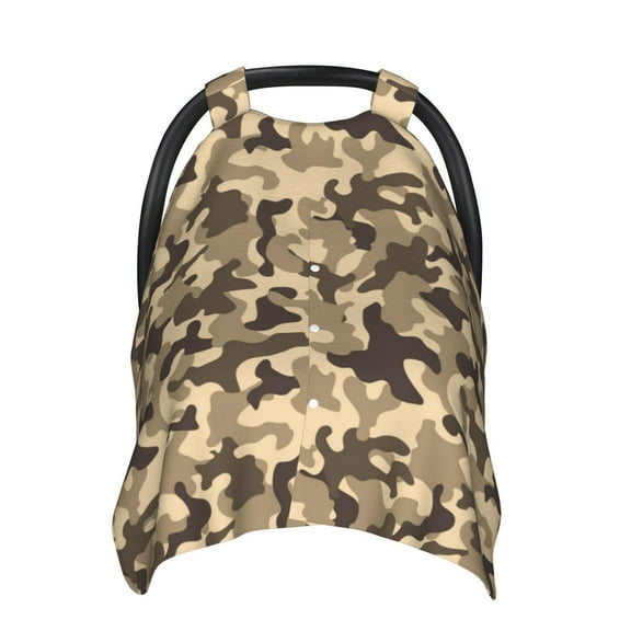 Car Seat Cover Baby - Black White Camouflage Breathable Infant Car Seat Cover for Baby Carseat, Lightweight Comfort Baby Essentials Must Haves Newborn Stuff for Girl Boy