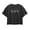 BLACK, variant on Instant Message - Baseball EKG - Youth Girls Boxy T-Shirt
