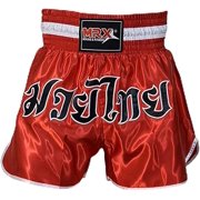 MRX boxing shorts for Men Training Fighting Muay Thai Shorts Boxing MMA BJJ Short Kickboxing Trunks Clothing Red XL