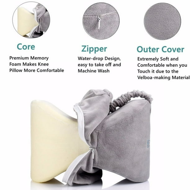 Foam Knee Pillow Leg Pillows Travel Under Knee Sleeping Gear Sciatica Pain  Relief Back Support 14