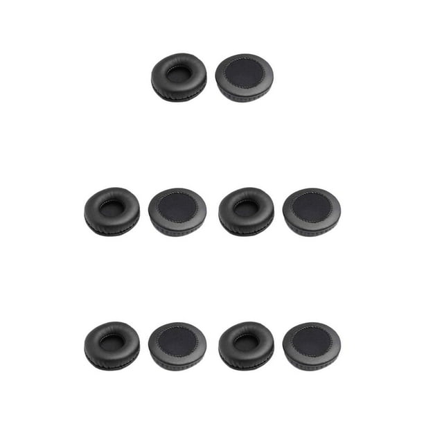 sweethay 1 par de almohadillas de esponja de PU para auriculares, lavable, reducción de ruido, taza para auriculares, barra de red para casa, Type8 NO8