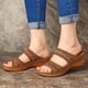 thumbnail image 1 of Zapatillas de mujer cómodas de tacón retro de gran tamaño con suela suave y ligera Wmkox8yii ytu11359, 1 of 5