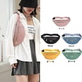 thumbnail image 3 of Fashion Women Fanny Pack Zipper Female Banana Bag Money Travel Waterproof Shoulder Belly Pocket Hip Pouch, 3 of 5