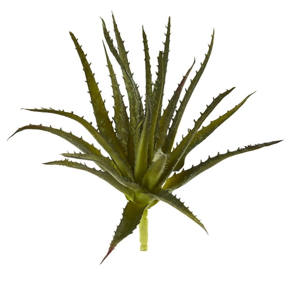 Nearly Natural 10" Aloe Pick Artificial Plant (Set of 6), Green