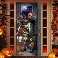 thumbnail image 2 of ASKETAM Halloween Decorations Door Cover, Wizard Pumpkin Banner 35x70in, 2 of 6