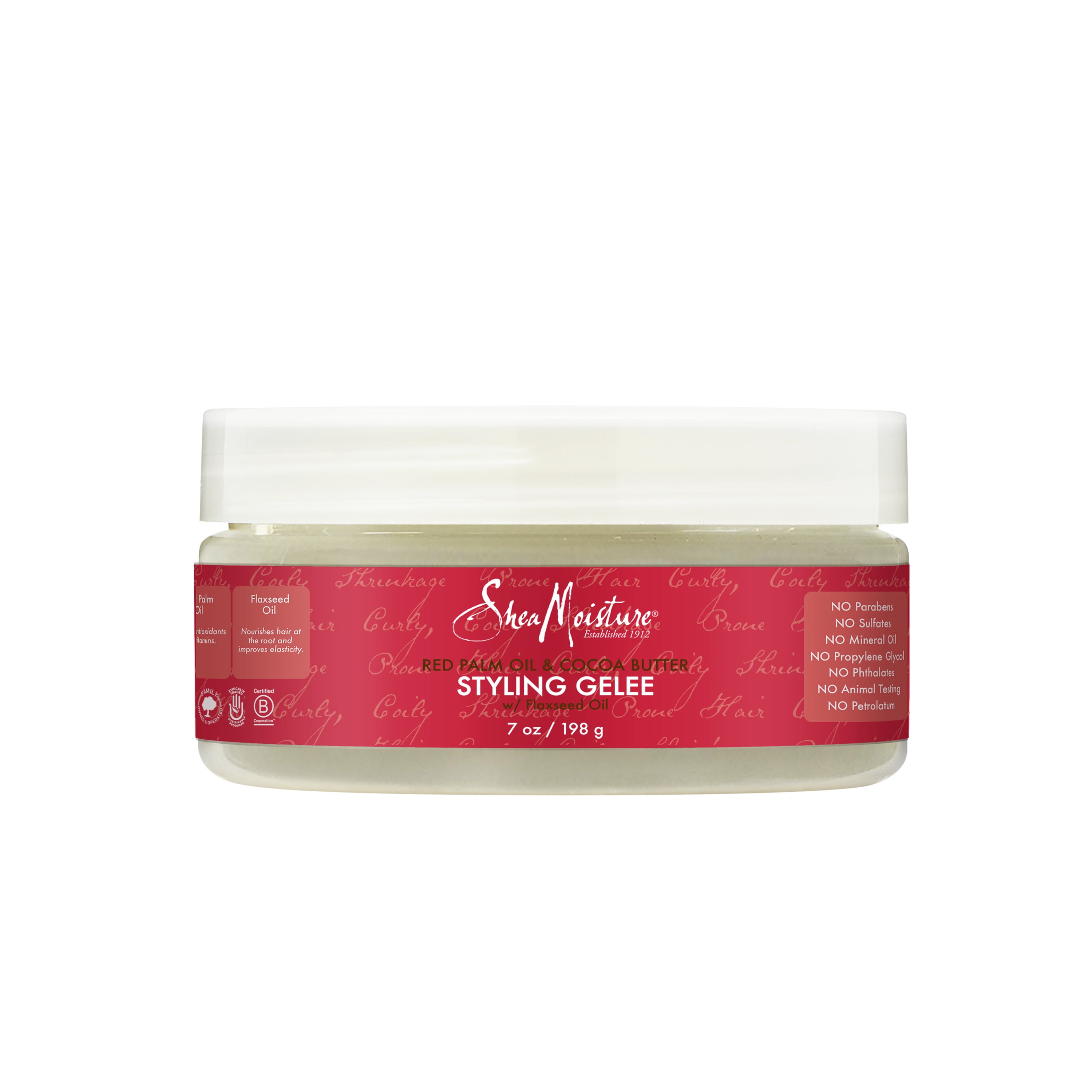 Door Mathis ten tweede SheaMoisture Red Palm Oil & Cocoa Butter for Curls Styling Gelee, 7 oz -  Walmart.com