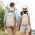 thumbnail image 6 of Lsque Cute Carrot Print Pattern Canvas Daypack, Durable Backpack, High-quality Versatile Backpack,Vintage Compact Backpack-Small, 6 of 6